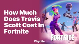 how much is travis scott in fortnite